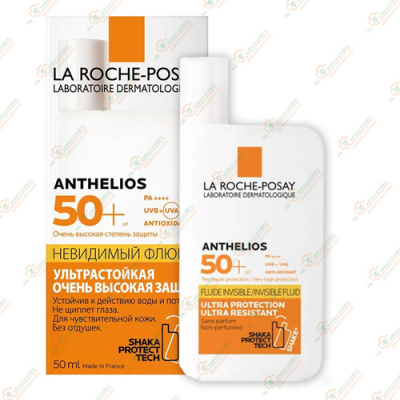 La Roche-Posay флюид Anthelios Shaka невидимый, SPF 50, 50 мл, 