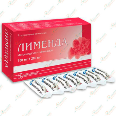 Лименда 750мг/200мг/7свечей