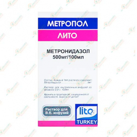 Метронидазол (Метропол Лито) 500мг/100мл