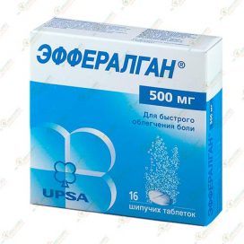 Эффералган 500мг 16шип.таб.