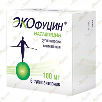 Экофуцин 100мг 6суппоз.