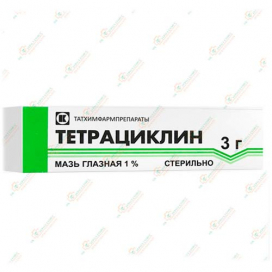 Тетрациклин мазь глазн 3гр