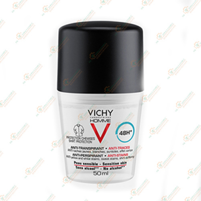 Vichy Homme Дезодорант, Антиперспирант, Анти-Пятна