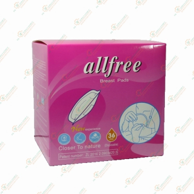 Прокладки для груди allfree  36шт