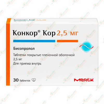 Конкор Кор 2,5мг 30таб
