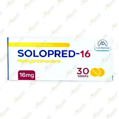 Метилпреднизолон (Солопред 16) 16мг 30таб