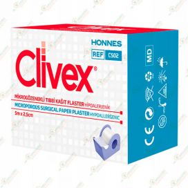 Лейкопластырь Clivex 5мх2,5см