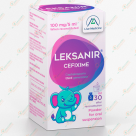 Цефиксим (Лексанир) 100мг/5мл 30мл