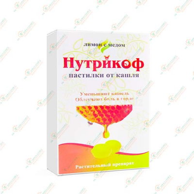 Нутрикоф 3х6пастилок Лимон с медом