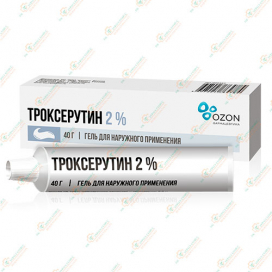 Троксерутин гель 40гр ОЗОН -Россия