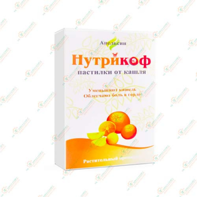 Нутрикоф 3х6пастилок Апельсин