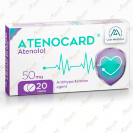 Атенолол (Атенокард) 50мг 20таб