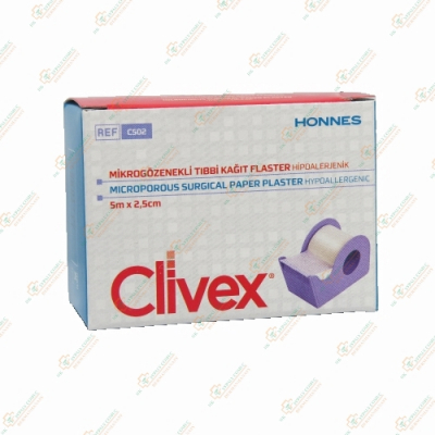 Clivex plaster REF C502 5m x 2,5cm