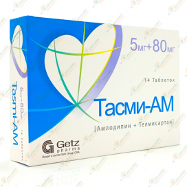 Тасими-АМ 5мг+80мг 14таб