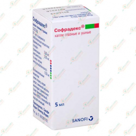 Софрадекс капли гл./ушные 5мл