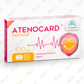 Атенолол (Атенокард) 100мг 20таб