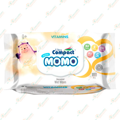Салфетки влаж.CompactUltra 100шт mini MOMO Vitamin