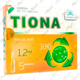 Тиоктовая к-та (Тиона) 600мг 30таб