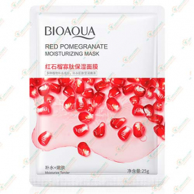 Маска Bioaqua тканевая 25гр Гранат