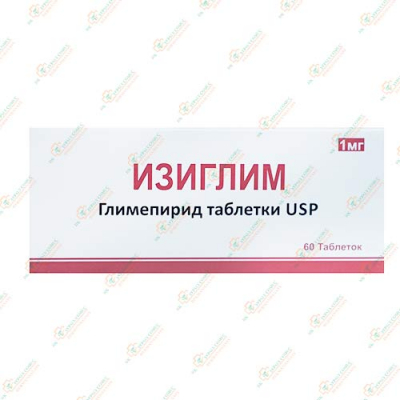 Глимепирид (Изиглим) 1мг 60таб