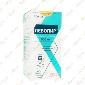 Левофлоксацин (Левопир) 500мг 100мл